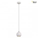 SLV, EYE BALL pakabinamas šviestuvas, baltas/chromo spalvos, GU10.