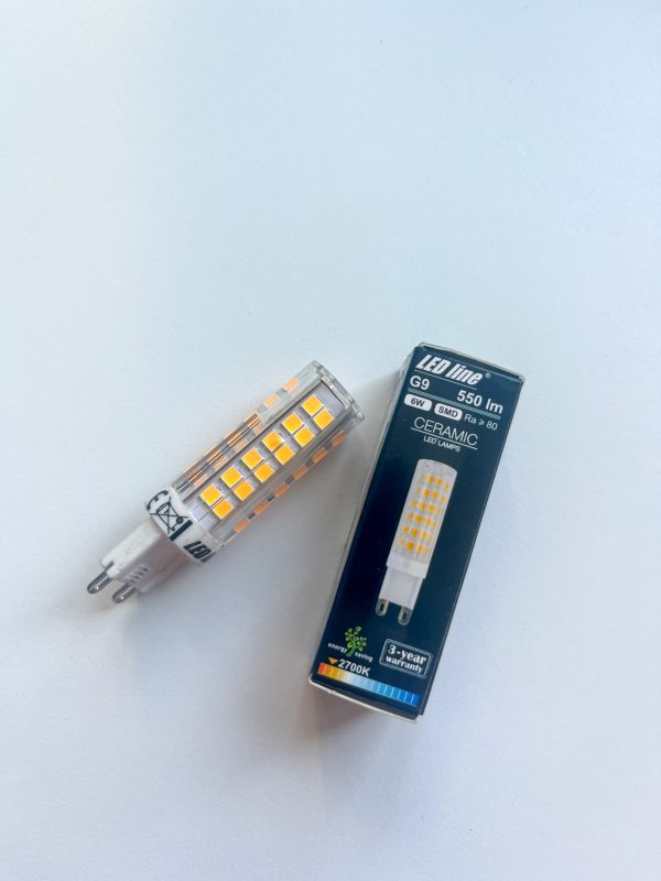 G9 lemputė 6W LED line (be pakuotės)