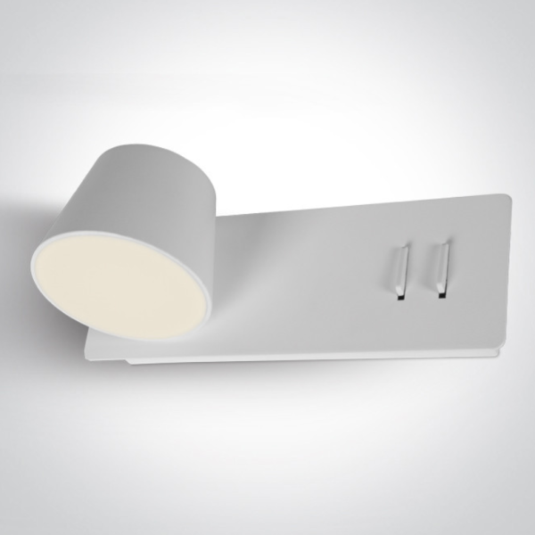 Sieninis LED šviestuvas 65147A/W/W 10W LEFT baltas