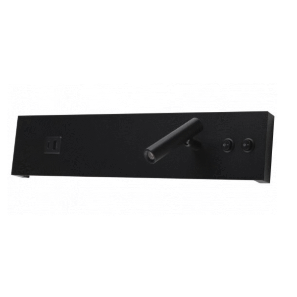 LED sieninis šviestuvas su jungtuku ir USB