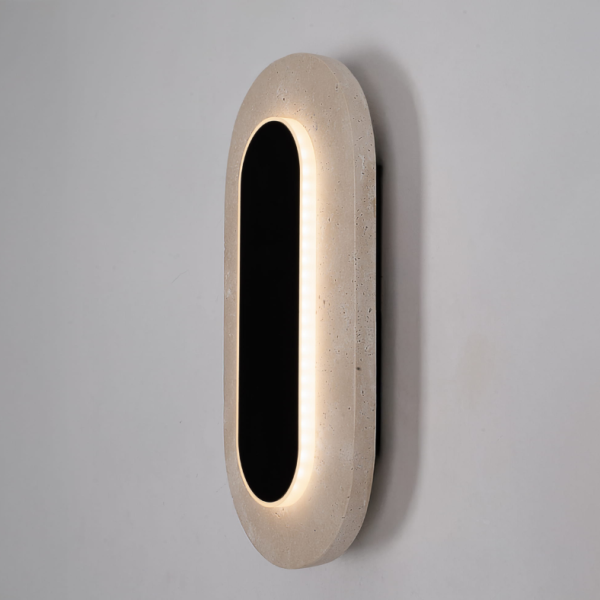 LED sieninis šviestuvas TRAVERTINO OVAL W0393