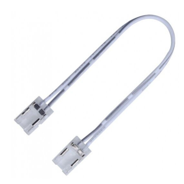 LED COB juostos 2 galų jungtis