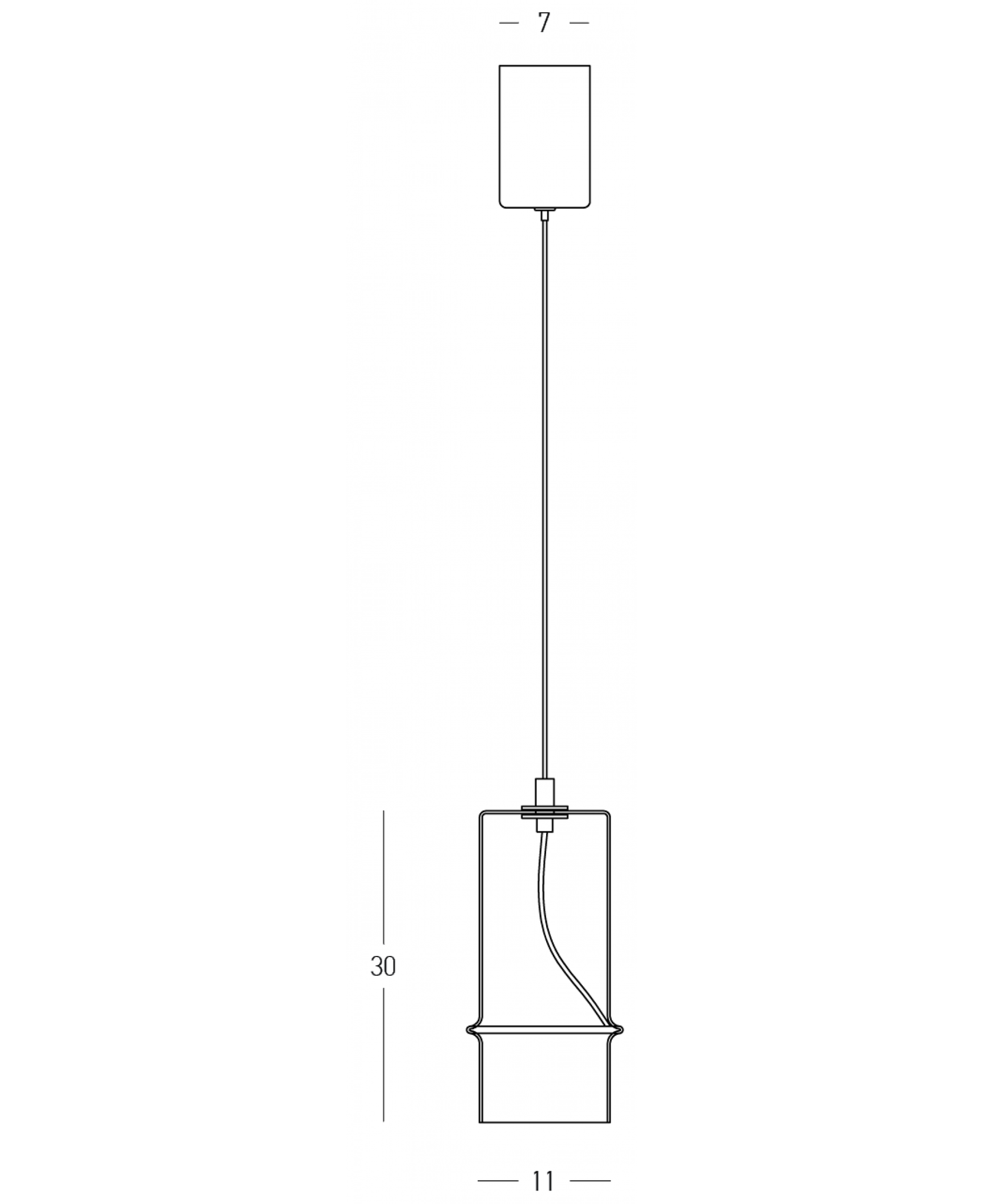 LED pakabinamas šviestuvas 2533