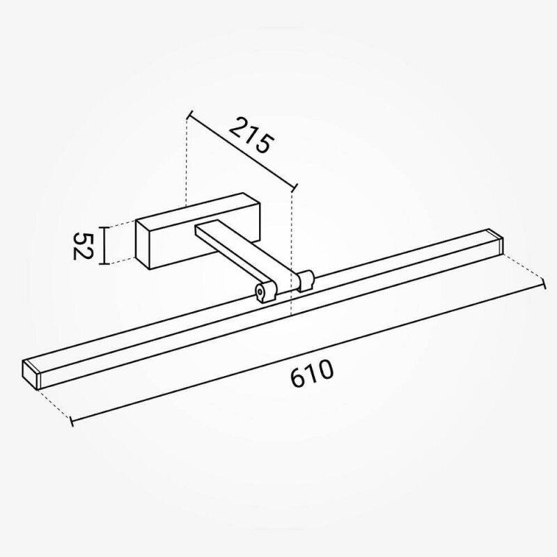 LED sieninis šviestuvas 7552