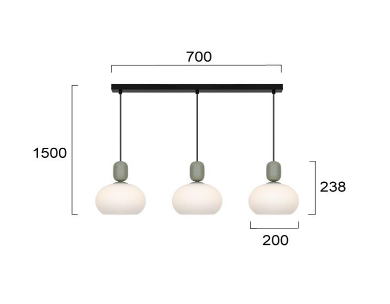 Pakabinamas šviestuvas VALISIA 4328500