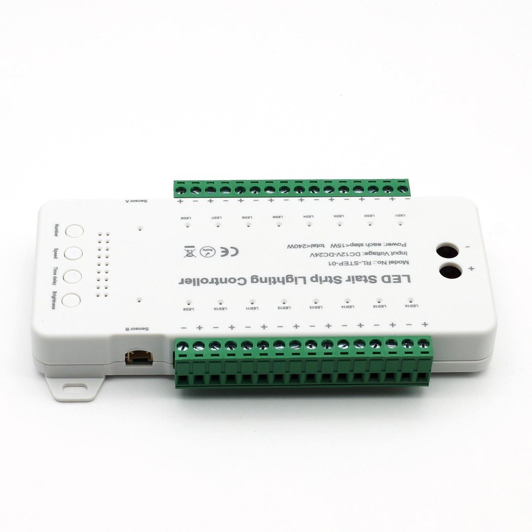 LED PIR laiptų valdiklis 16 pakopų 2600-00