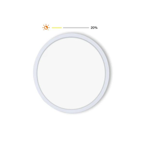 Išmanusis WiFi paviršinis LED šviestuvas MOES RGB, reguliuojamas