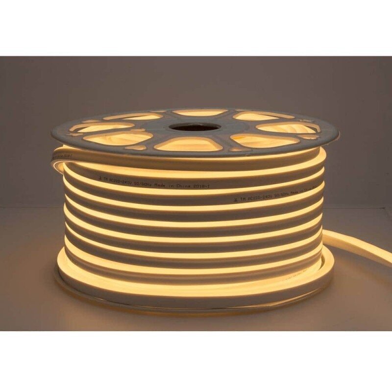 NEON FLEX LED juosta 230V - 10W, 3000 K, 3 metrai
