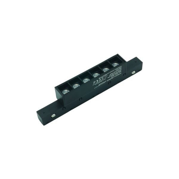 Juodas magnetinis šviestuvas LENTI XS 6W CCT, 48 V