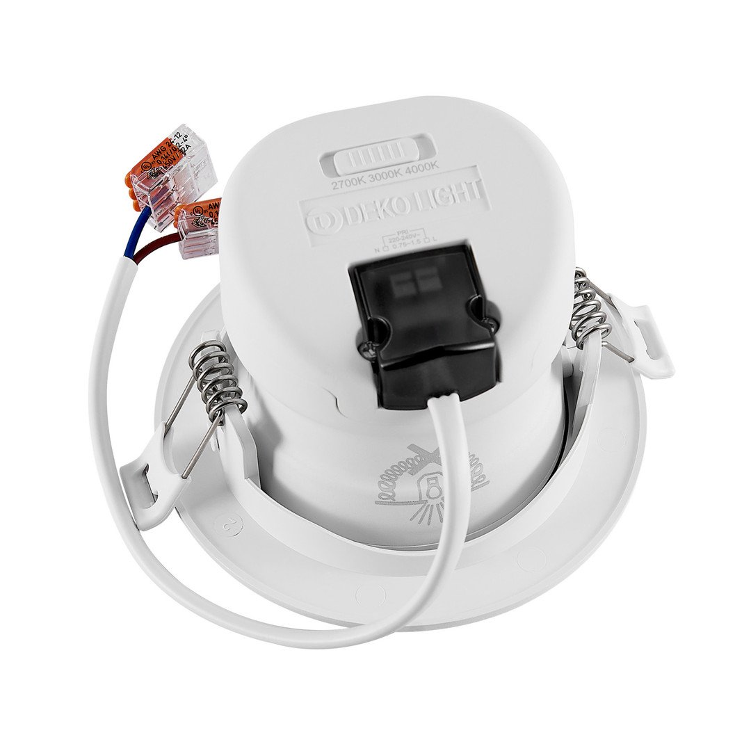 Dekolight įleidžiamas šviestuvas Surtur Tilt 83, 9 W, 2700/3000/4000 K, 565457
