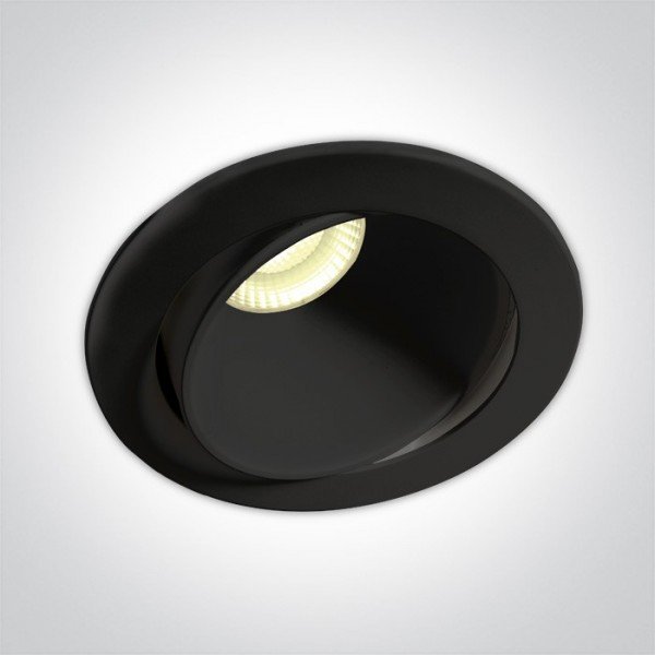 8W LED įleidžiamas pakreipiamas šviestuvas 3000K, dimeriuojamas, IP54, 11106PK